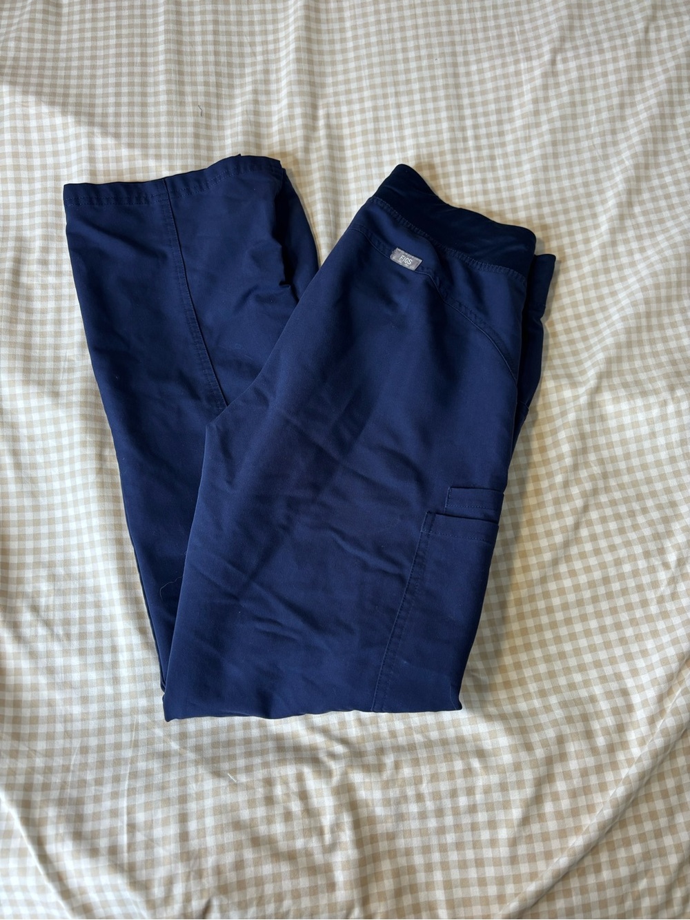 Figs Navy Kade Cargo Scrub Pants